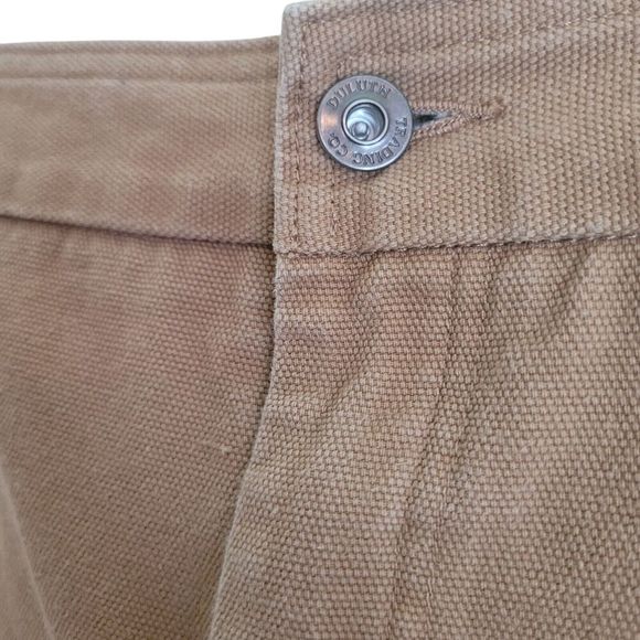 Duluth Trading Co Vintage Cargo Pants Men's Size 48 X 30 Tan Cotton Canvas - Picture 6 of 10